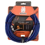 CABLE INSTRUMENTO RHINO RGC 0524 030 5M TRANSP BL