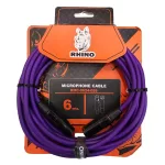 CABLE MICROFONO RHINO RMC 0624 059 XLR XLR 6M PU